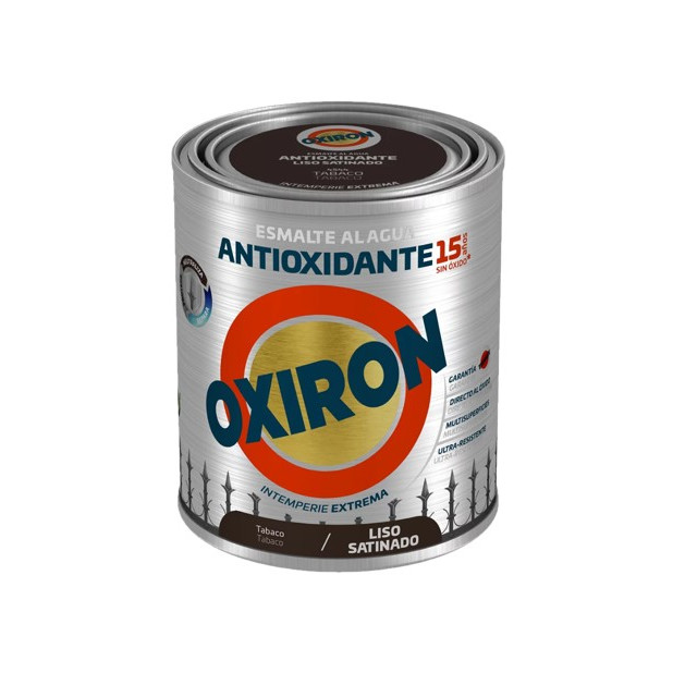 OXIRON AL AGUA LISO SATINADO TABACO 750ML