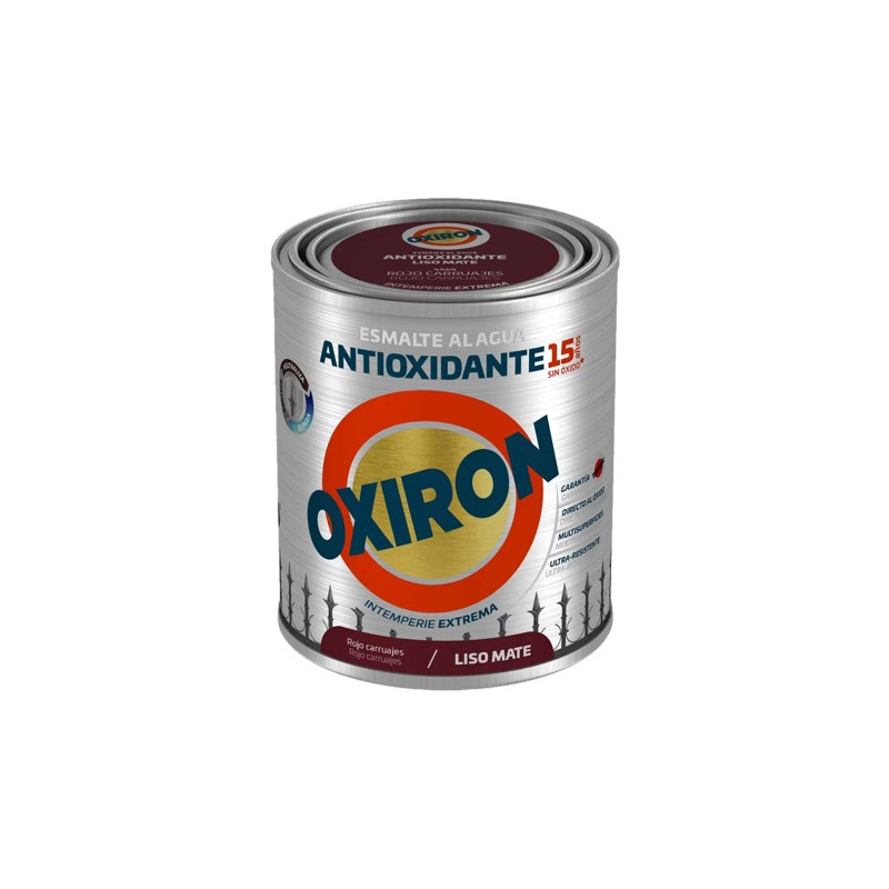 OXIRON AL AGUA LISO MATE ROJO CARRUAJE 750ML