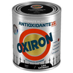 OXIRON 750ML AL AGUA SATINADO NEGRO LISO