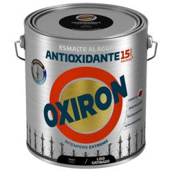 OXIRON AL AGUA LISO SATINADO NEGRO 2,5LTS