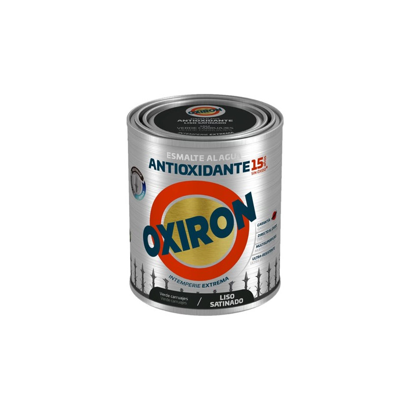 OXIRON AL AGUA LISO SATINADO VERDE CARRUAJES 750ML