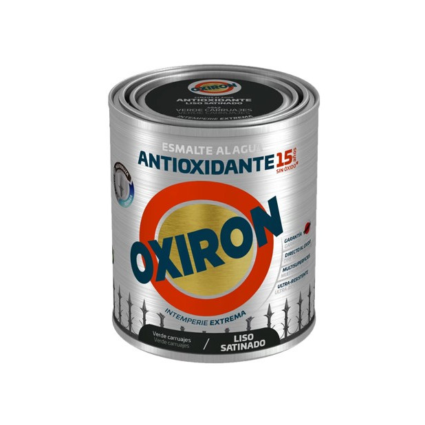 OXIRON AL AGUA LISO SATINADO VERDE CARRUAJES 750ML