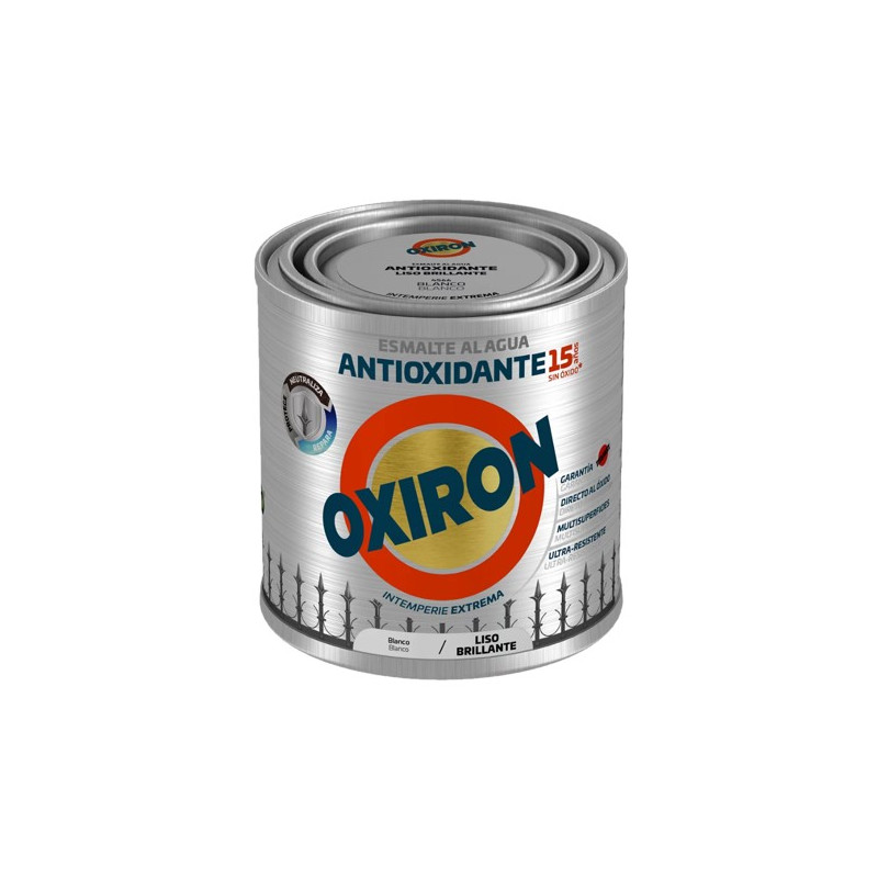 OXIRON 250ML AL AGUA BRILLANTE BLANCO LISO