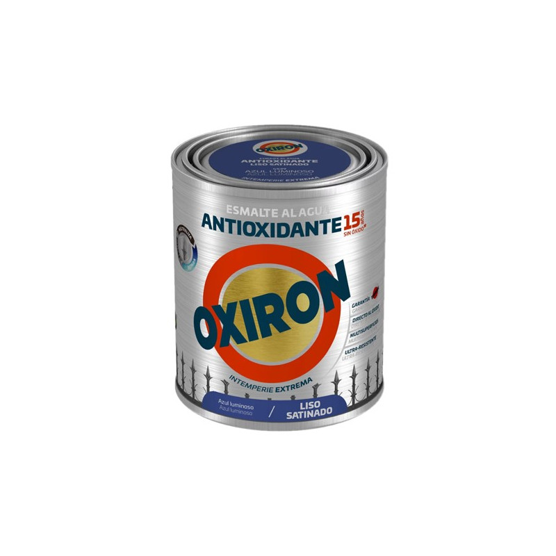 OXIRON AL AGUA LISO SATINADO AZUL LUMINOSO 750ML