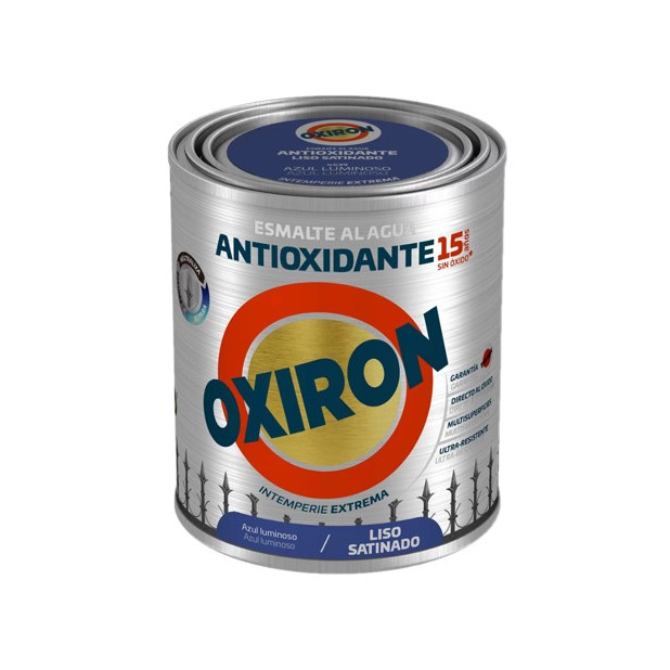OXIRON AL AGUA LISO SATINADO AZUL LUMINOSO 750ML