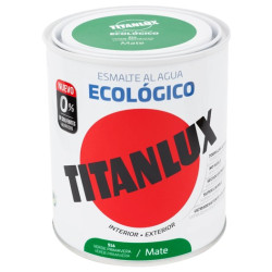 TITANLUX ESMALTE AL AGUA MATE VERDE PRIMAVERA 750ML