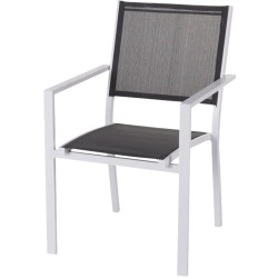 SILLA THAIS APILABLE ALU BLANCO/GRIS