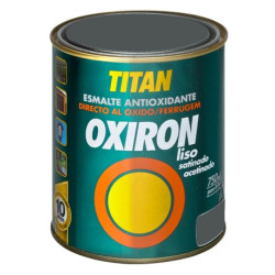 OXIRON ESMALTE LISO SATINADO GRIS MEDIO 750ML