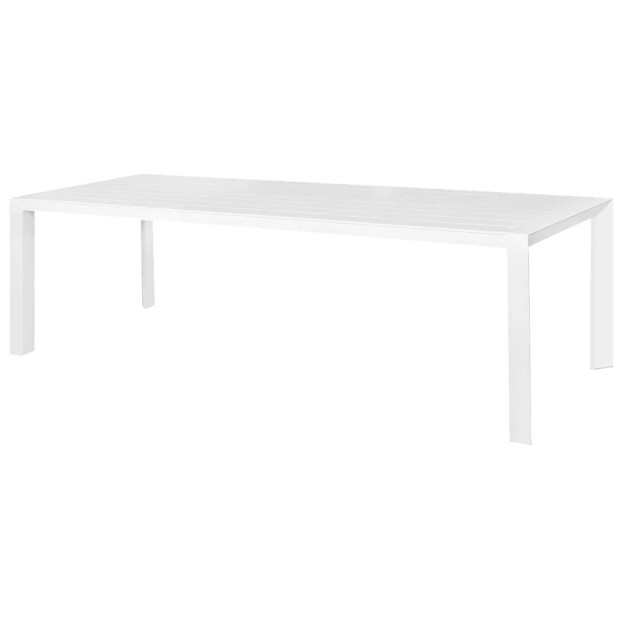 MESA COMEDOR IO ALU BLANCO 280x100x75CM