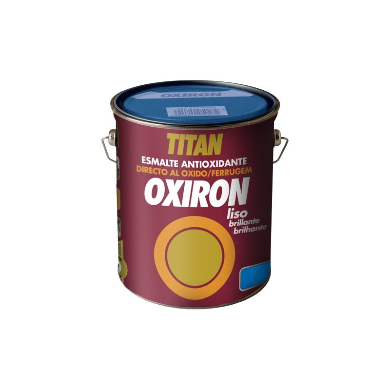 OXIRON ESMALTE LISO BRILLANTE AZUL LUMINOSO 4L