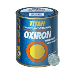 OXIRON ESMALTE MARTELE GRIS PLATA 750ML
