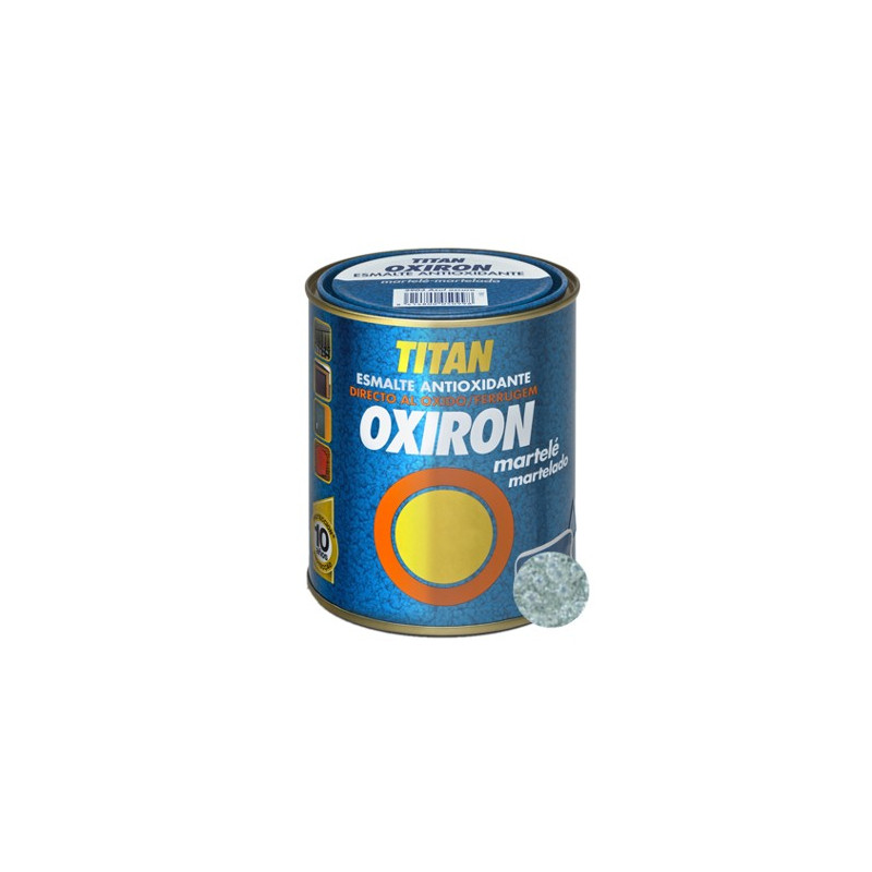 OXIRON ESMALTE MARTELE GRIS PLATA 750ML