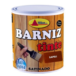 BARNIZ TINTE AGUA SATINADO SAPELI 750ML