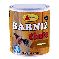 BARNIZ TINTE AGUA SATINADO AVELLANA 750ML