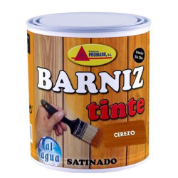 BARNIZ TINTE AGUA SATINADO CEREZO 750ML