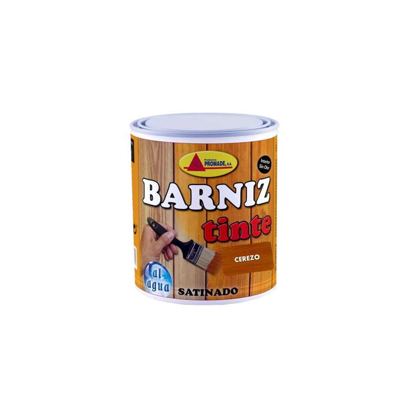 BARNIZ TINTE AGUA SATINADO CEREZO 750ML