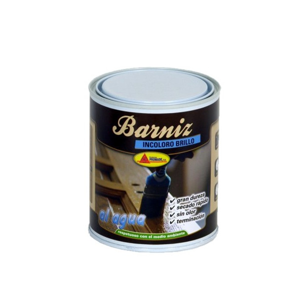 BARNIZ AGUA INCOL.BRILLANTE 750ML