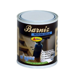 BARNIZ AGUA INCOL.BRILLANTE 4LTS