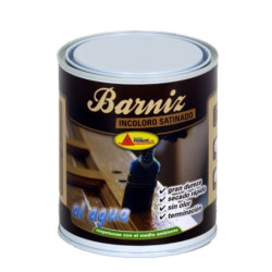 BARNIZ INCOLORO AGUA SATINADO 4LTS