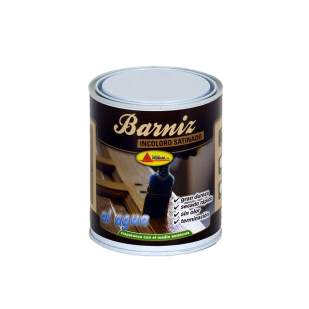 BARNIZ INCOLORO AGUA SATINADO 4LTS