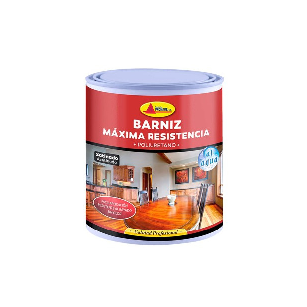 BARNIZ AGUA MAXIMA RESISTENCIA SATINADO 750ML
