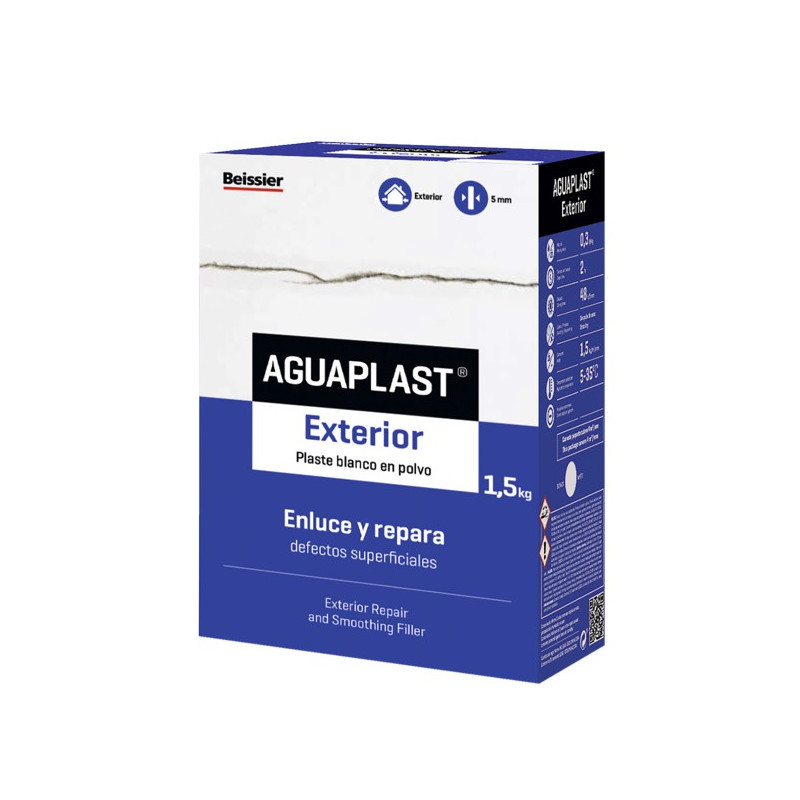 AGUAPLAST EXTERIOR EN POLVO 1,5KG.