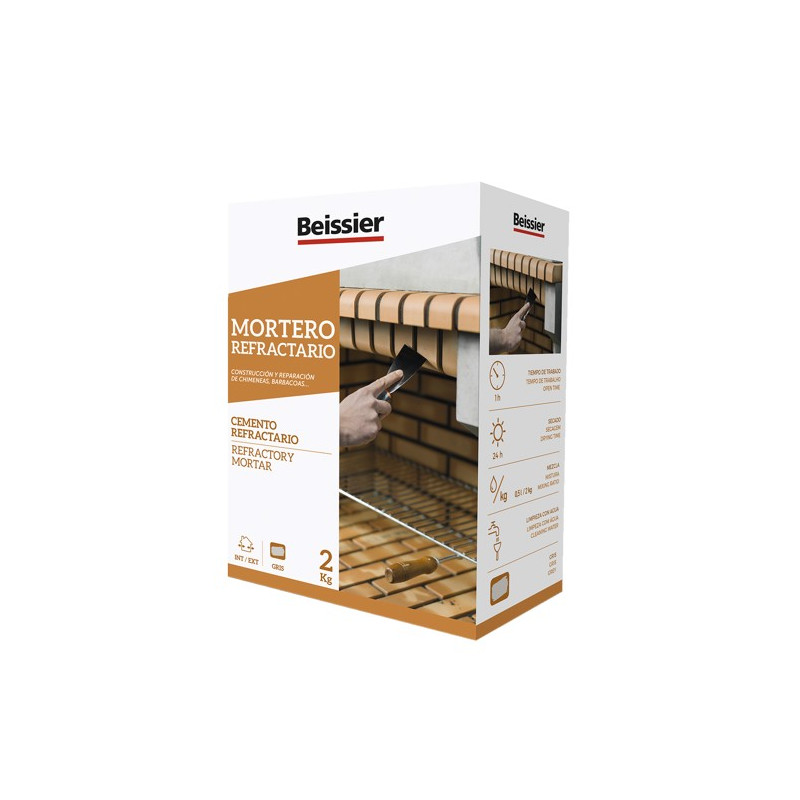 AGUAPLAST MORTERO REFRACTARIO 2KG.