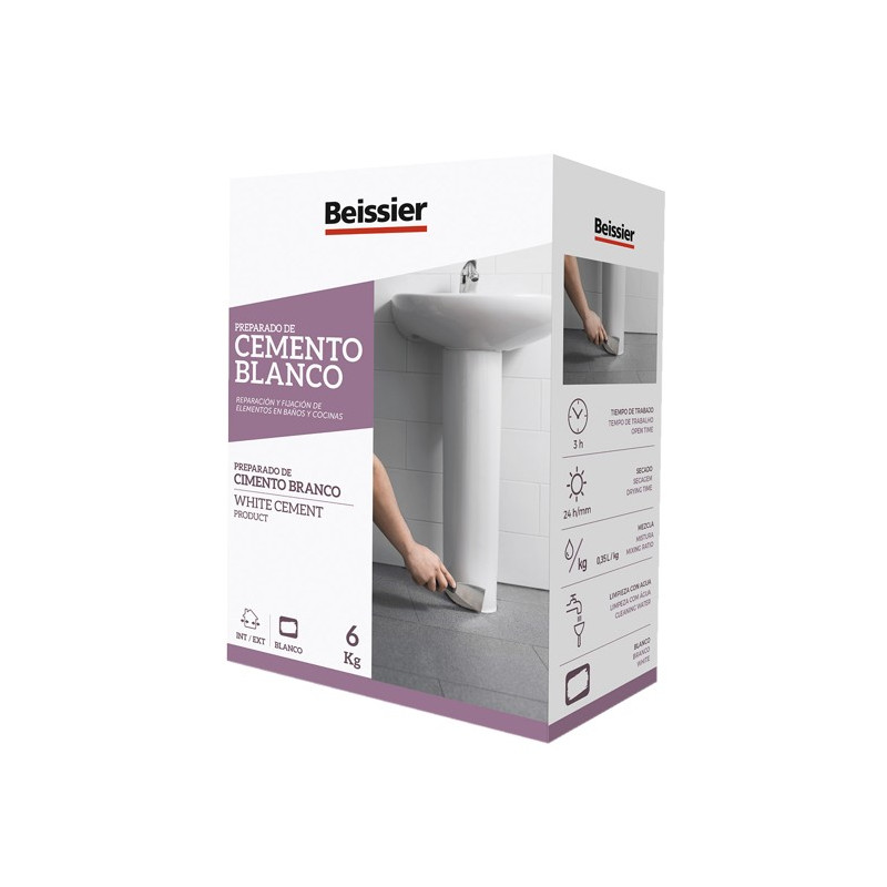 AGUAPLAST CEMENTO BLANCO 6KG.