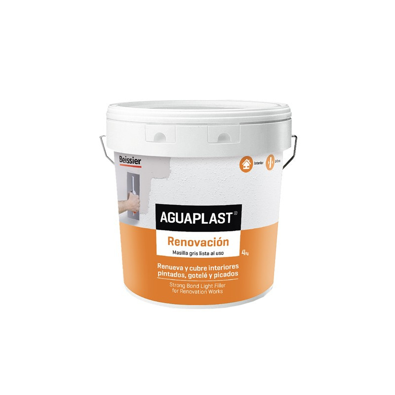 MASILLA AGUAPLAST RENOVACION GRIS 4KG