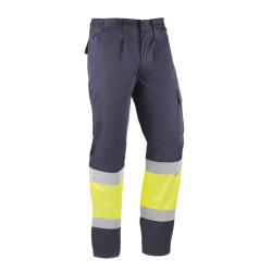 PANTALON KRETA MARINO BANDA AMARILLA T.L