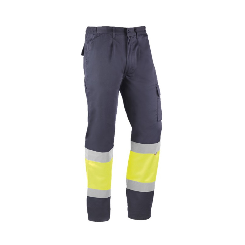 PANTALON KRETA MARINO BANDA AMARILLA T.XL