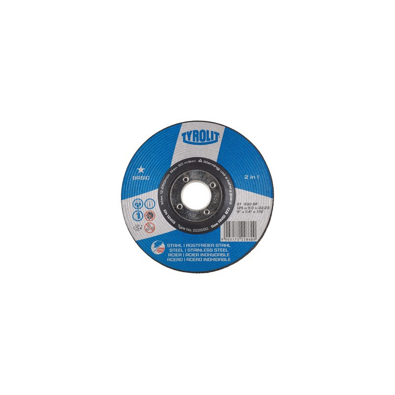DISCO BOMBEADO CLASSIC 125x6x22,2