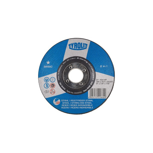 DISCO BOMBEADO CLASSIC 125x6x22,2