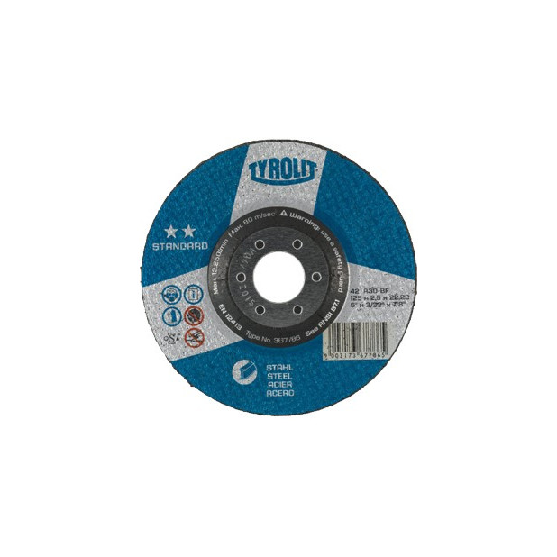 DISCO CORTE BOMBEADO 230x3x22,2