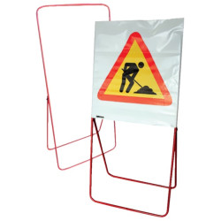 TRIPOIDE METALICO ROJO  C/BOLSA 130X60CM