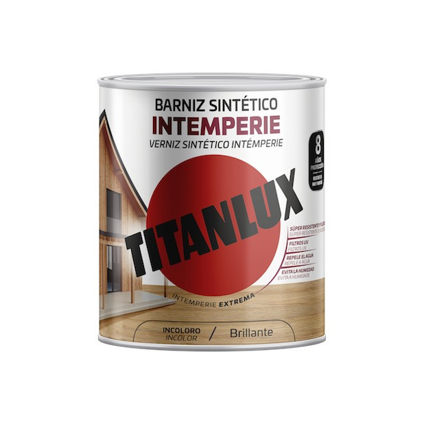 TITANLUX BARNIZ INTEMPERIE BRILLANTE INCOLORO 750ML
