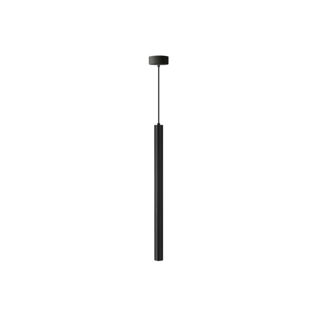 LAMPARA TECHO LED COLGANTE TUBULAR 8W 230V NEGRA