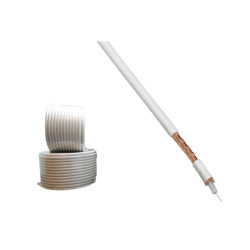 CABLE COAXIAL FINO 75 RG6 OHMIOS (ROLLO 100MTS )