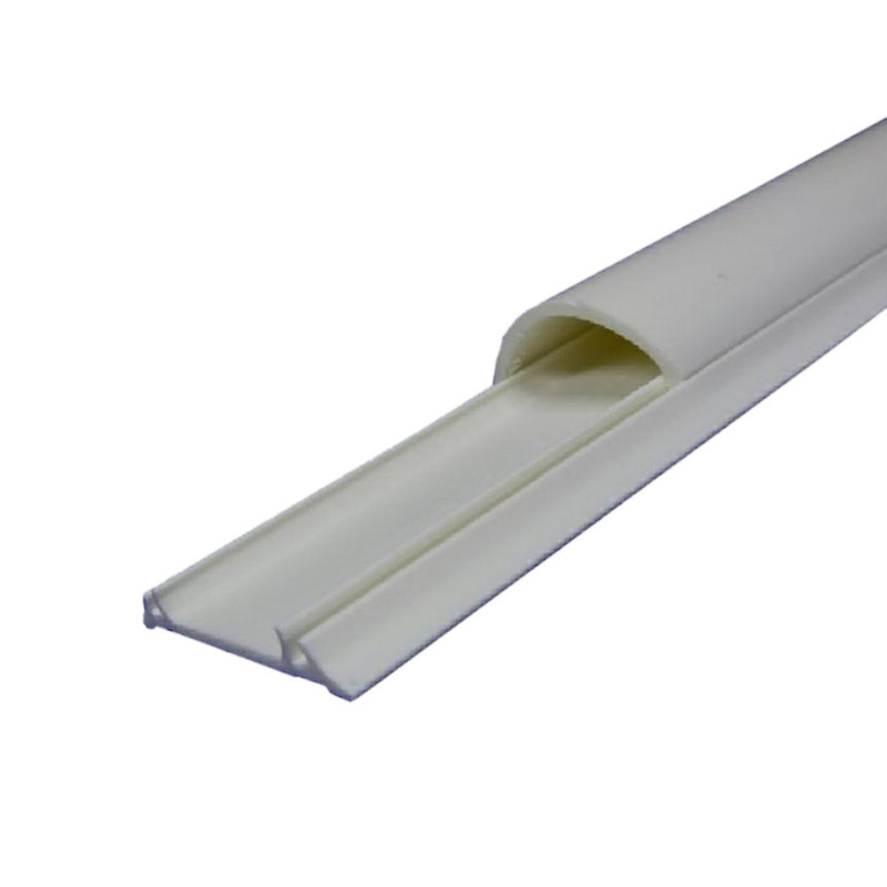 CANALETA 14x48MM ADHESIVA GRIS SUELOS 2MTS