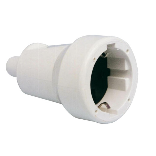 BASE AEREA PVC T/T BLANCA 16A