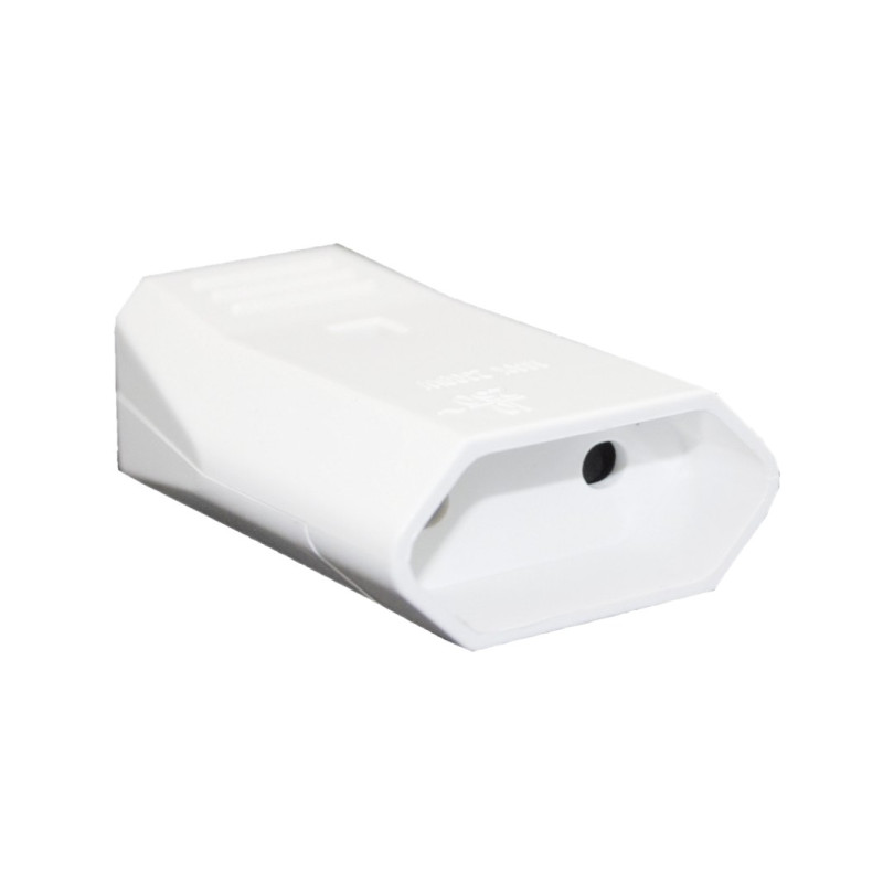 BASE AEREA REFORZADA 10A.250V BLANCA