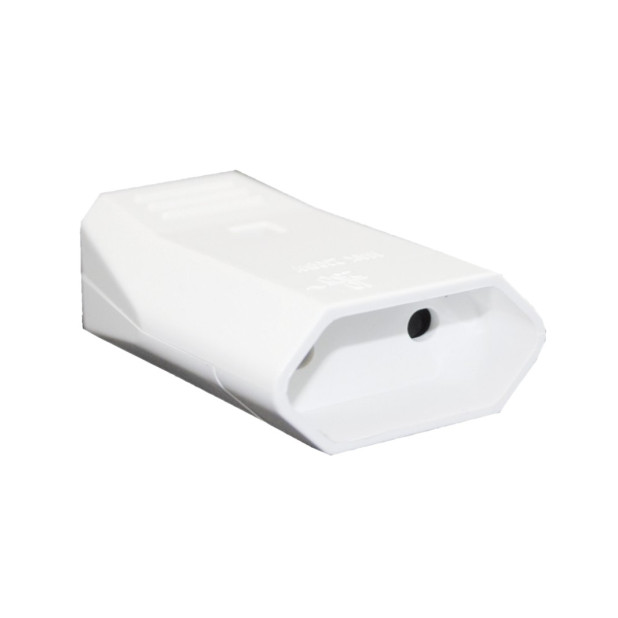 BASE AEREA REFORZADA 10A.250V BLANCA