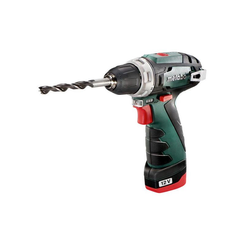 ATORNILLADOR METABO POWERMAXX BS BASIC BAT.12V 2X2AH