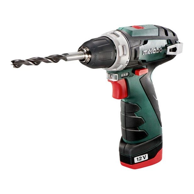 ATORNILLADOR METABO POWERMAXX BS BASIC BAT.12V 2X2AH