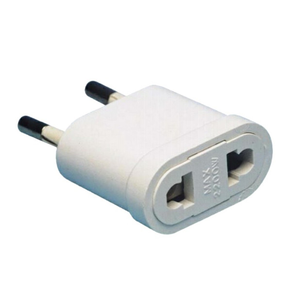 ADAPTADOR CLAVIJA BLANCO