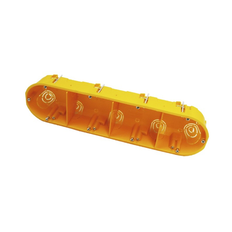 CAJA MECANISMO CUADRUPLE PLADUR 281x75x45MM