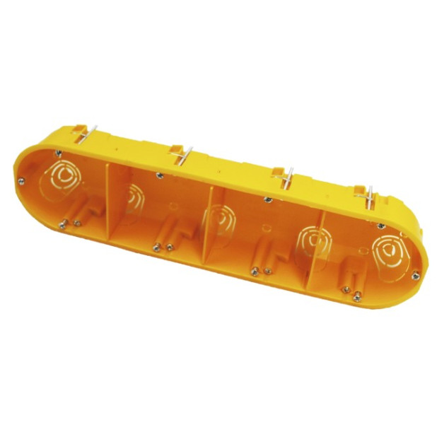 CAJA MECANISMO CUADRUPLE PLADUR 281x75x45MM