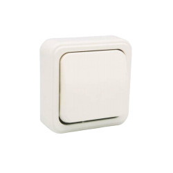 INTERRUPTOR SUPERFICIE  BLANCO 10A.