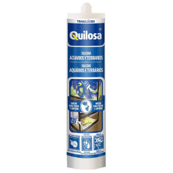 SILICONA ACUARIOS Y TERRARIOS NEGRO 300ML