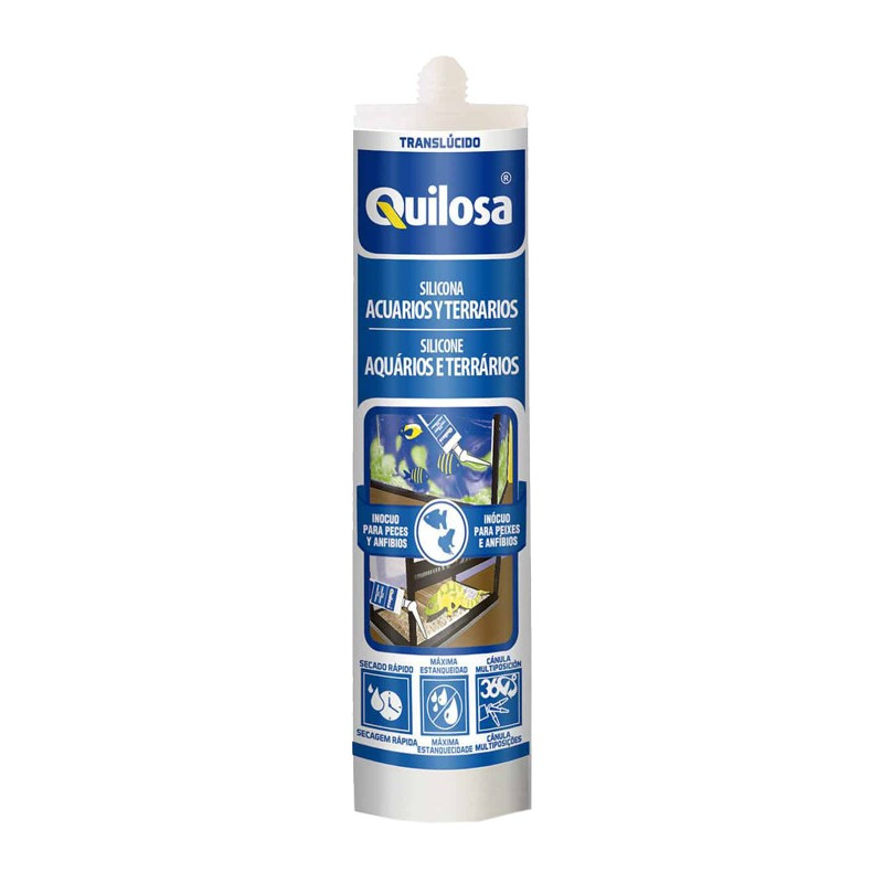 SILICONA ACUARIOS Y TERRARIOS NEGRO 300ML